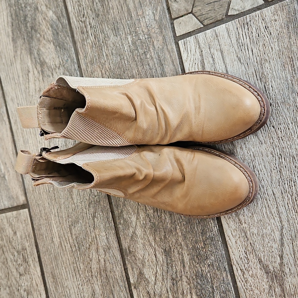 Blowfish Tan Ankle Boots Size 6 - Picture 2 of 7